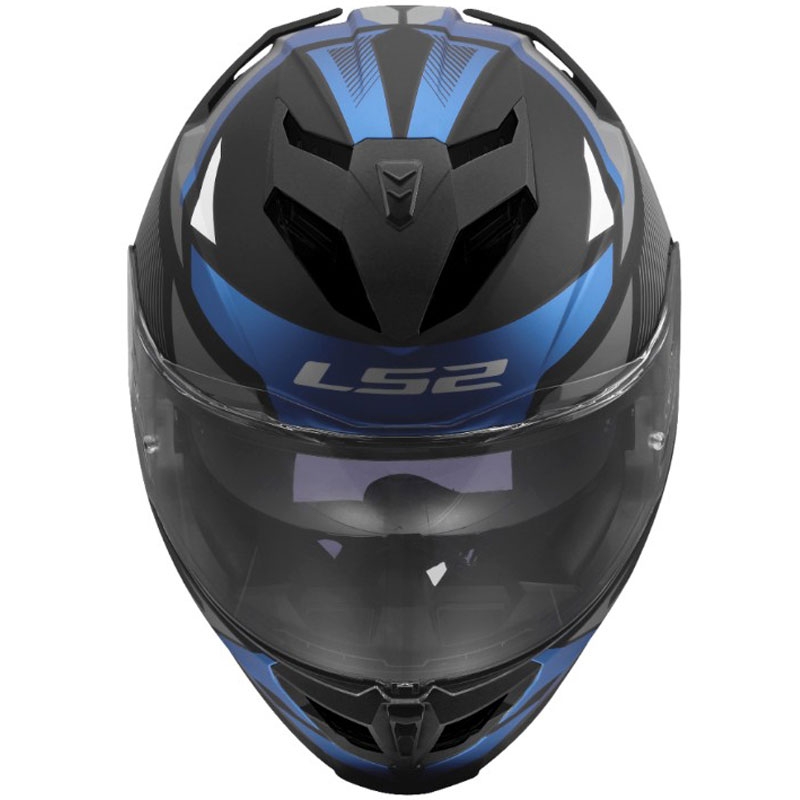 LS2 FF818 Storm III Komai full-face motorcykelhjelm sort-blå