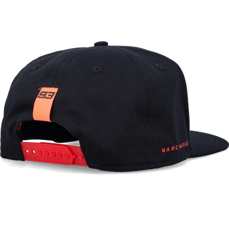 Ducati Marc Marquez Flat Cap 93 Røde Rektangler Sort
