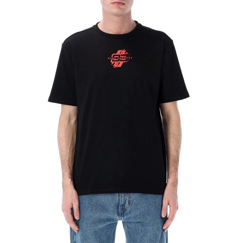 Ducati Marc Marquez Man 93 Look Back T-shirt, sort