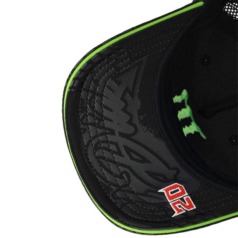 Yamaha Monster Fabio Quartararo Sponsorkasket, sort