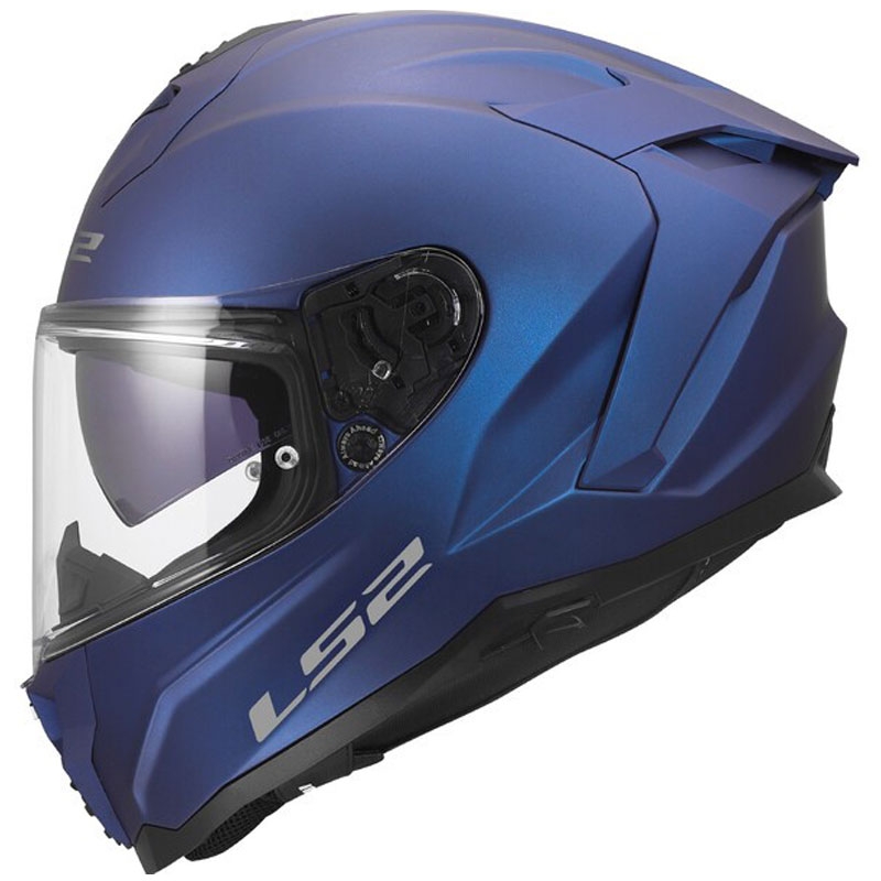 LS2 FF817 Challenger II Solid fullface motorcykelhjelm mat marineblå
