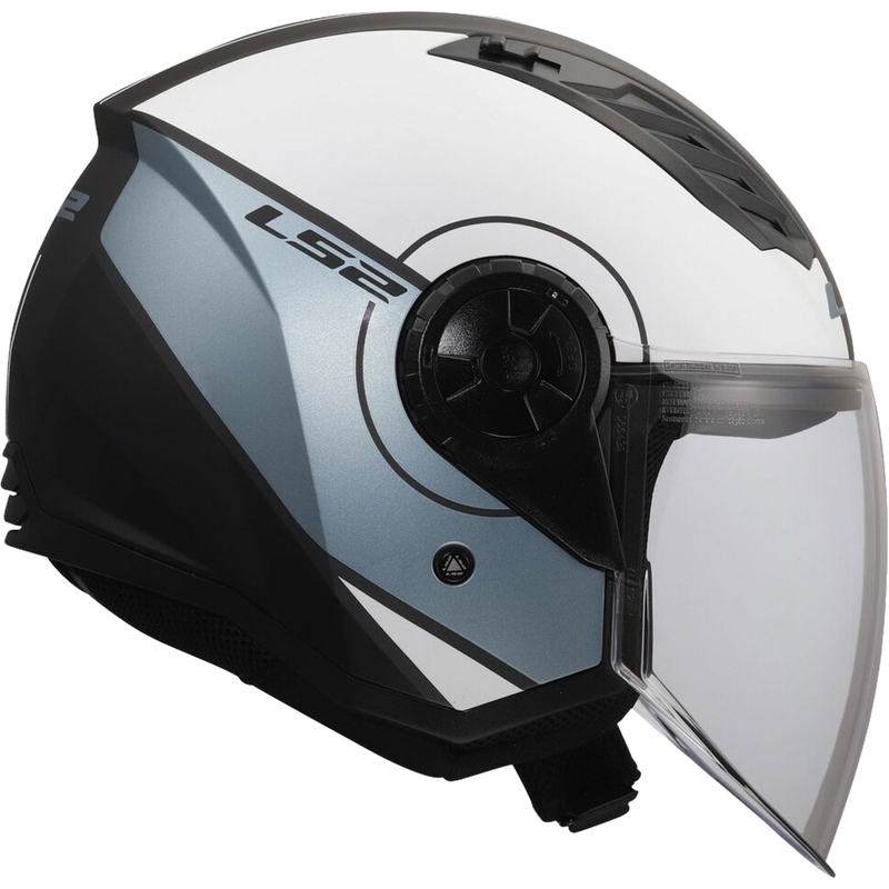 Åben motorcykelhjelm LS2 OF616 Airflow II Betræk mat gråblå