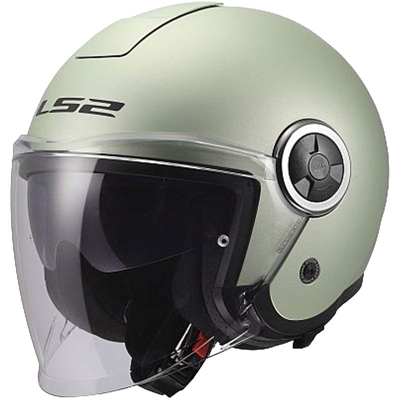 Åben motorcykelhjelm LS2 OF620 Classy Solid mat grå-komet