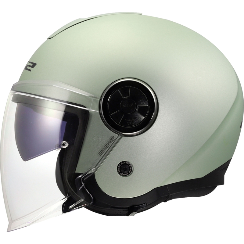 Åben motorcykelhjelm LS2 OF620 Classy Solid mat grå-komet