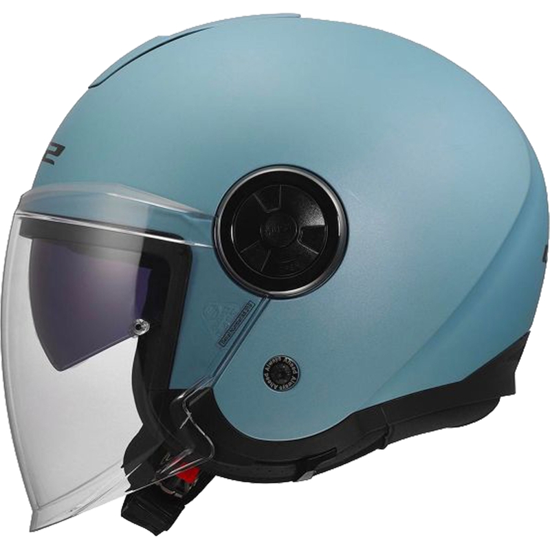 Åben motorcykelhjelm LS2 OF620 Classy Solid mat perleblå