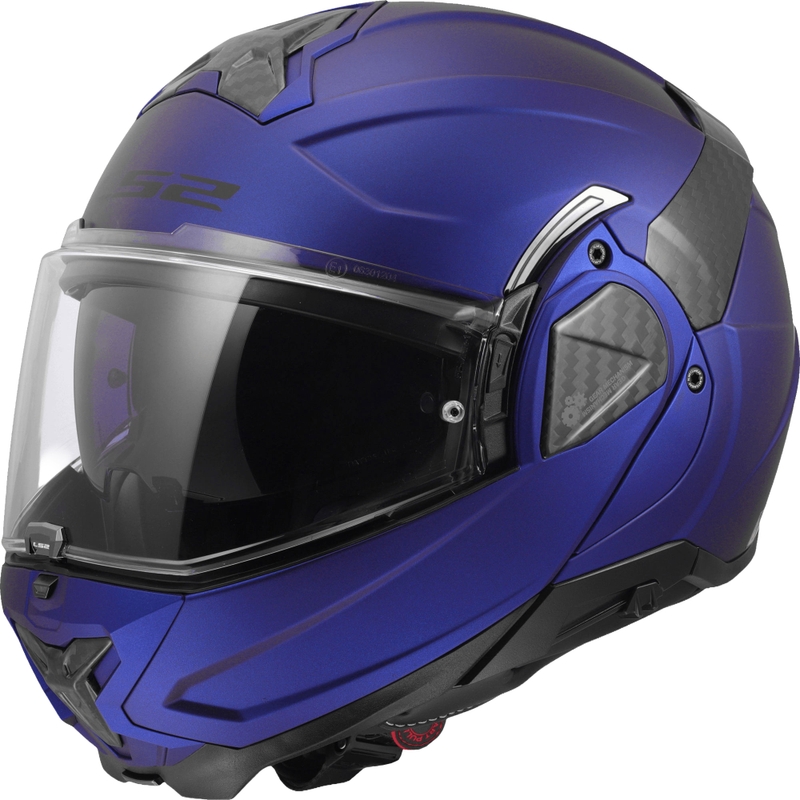 Flip-up motorcykelhjelm LS2 FF910 Advant II Solid mat marineblå