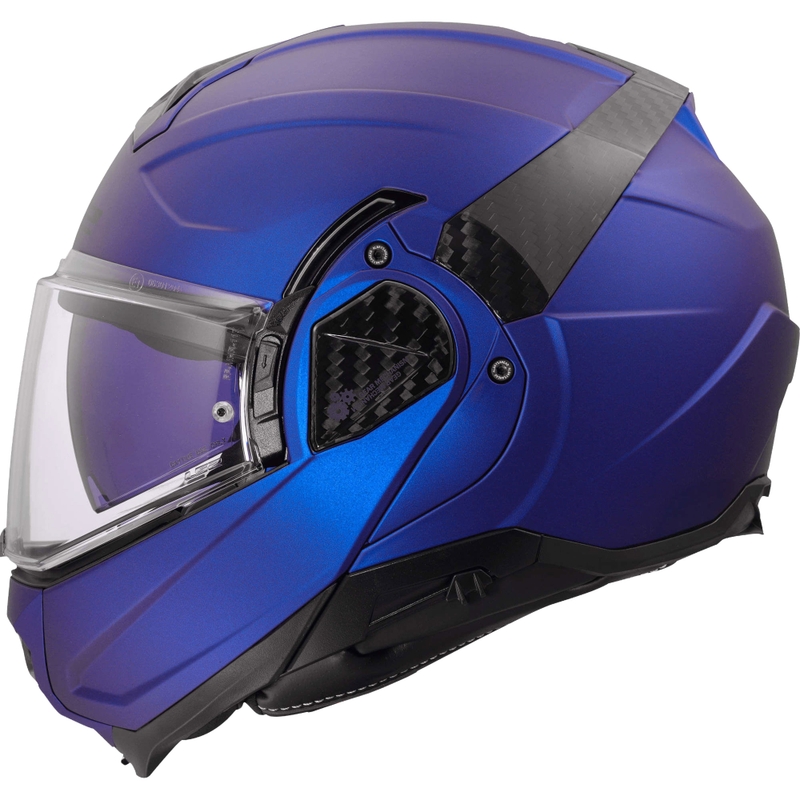 Flip-up motorcykelhjelm LS2 FF910 Advant II Solid mat marineblå