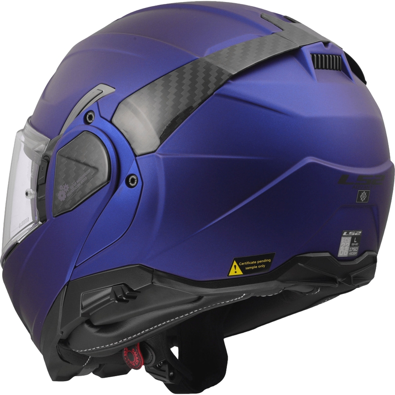 Flip-up motorcykelhjelm LS2 FF910 Advant II Solid mat marineblå