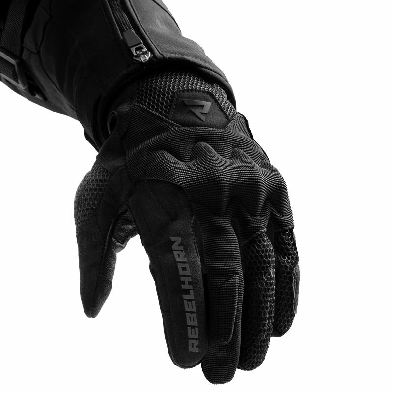 Rebelhorn Core motorcykelhandsker sorte