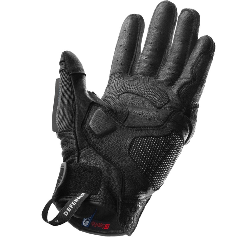 Rebelhorn Defender motorcykelhandsker sorte
