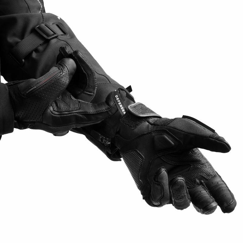 Rebelhorn Defender motorcykelhandsker sorte
