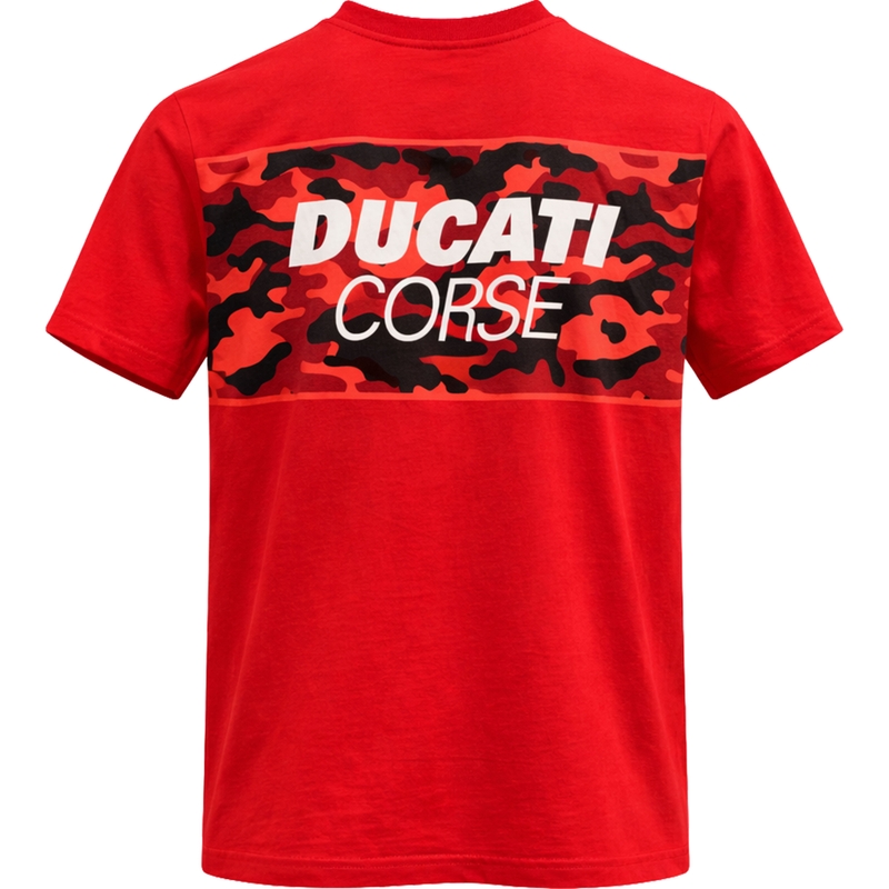 Ducati Corse CAMU T-shirt rød