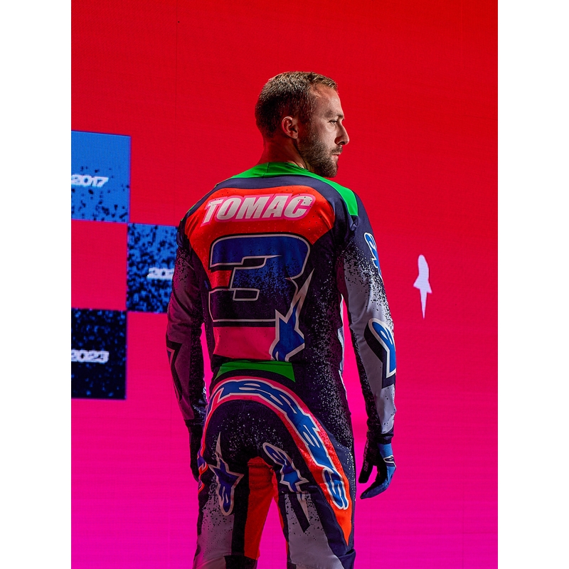 Alpinestars Supertech Limited Edition Records Motocross Trøje - Grå