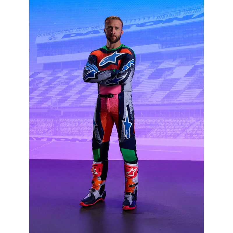 Alpinestars Supertech Limited Edition Records Motocross Trøje - Grå
