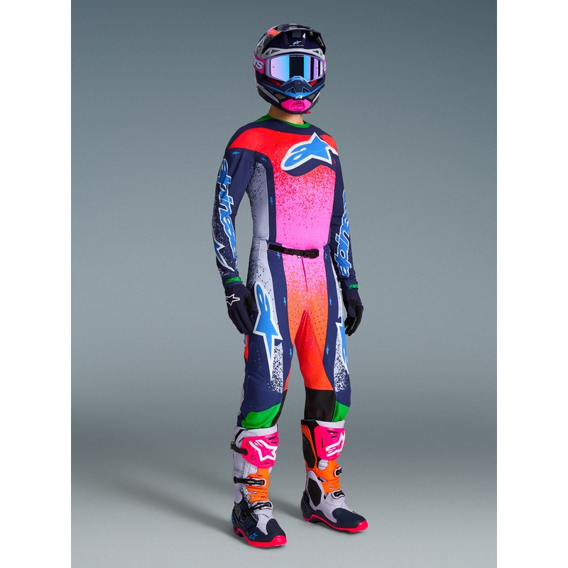 Alpinestars Supertech Limited Edition Records Motocross Trøje - Grå