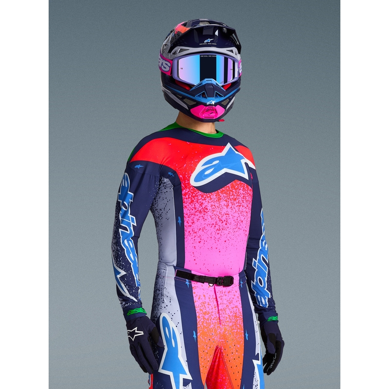 Alpinestars Supertech Limited Edition Records Motocross Trøje - Grå