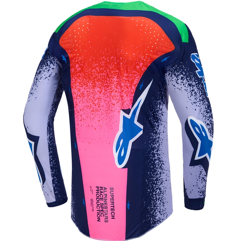 Alpinestars Supertech Limited Edition Records Motocross Trøje - Grå