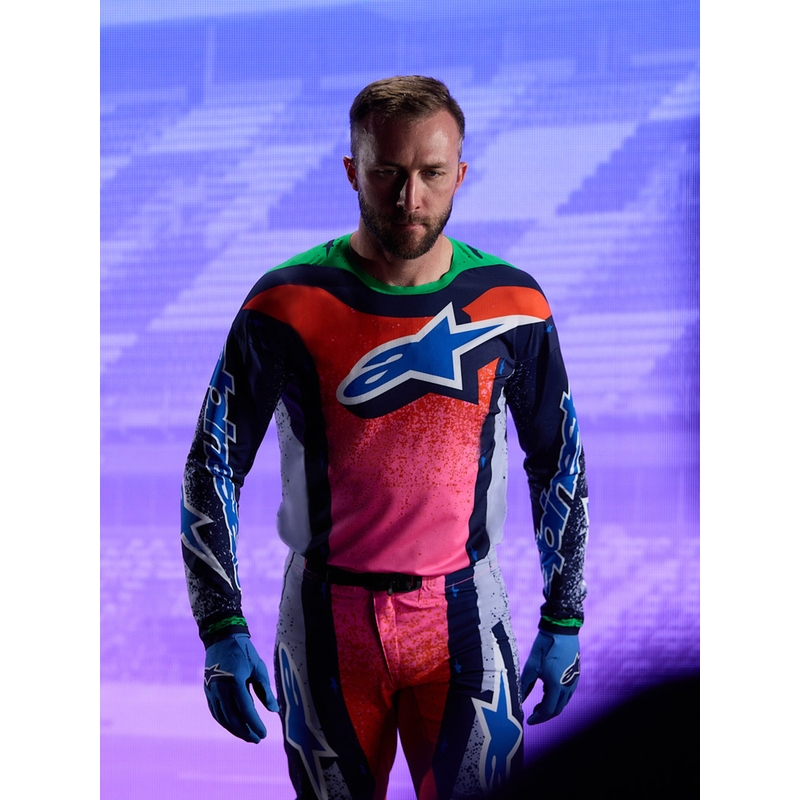 Alpinestars Supertech Limited Edition Records Motocross Bukser Grå