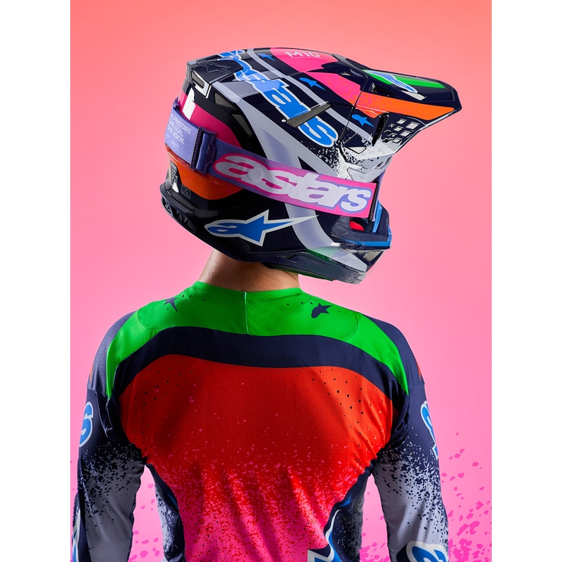 Alpinestars Supertech S-M10 Limited Edition Records Motocross Hjelm Grå
