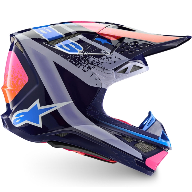 Alpinestars Supertech S-M10 Limited Edition Records Motocross Hjelm Grå