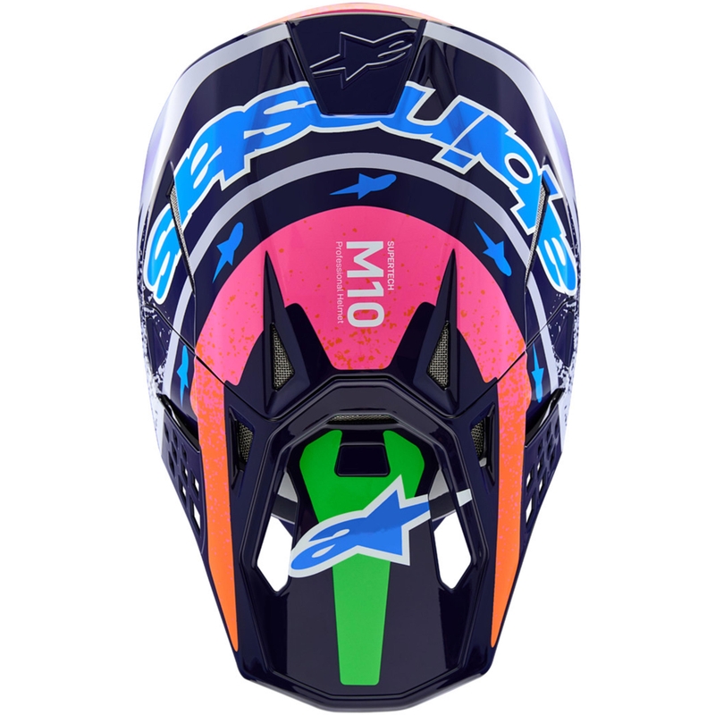 Alpinestars Supertech S-M10 Limited Edition Records Motocross Hjelm Grå