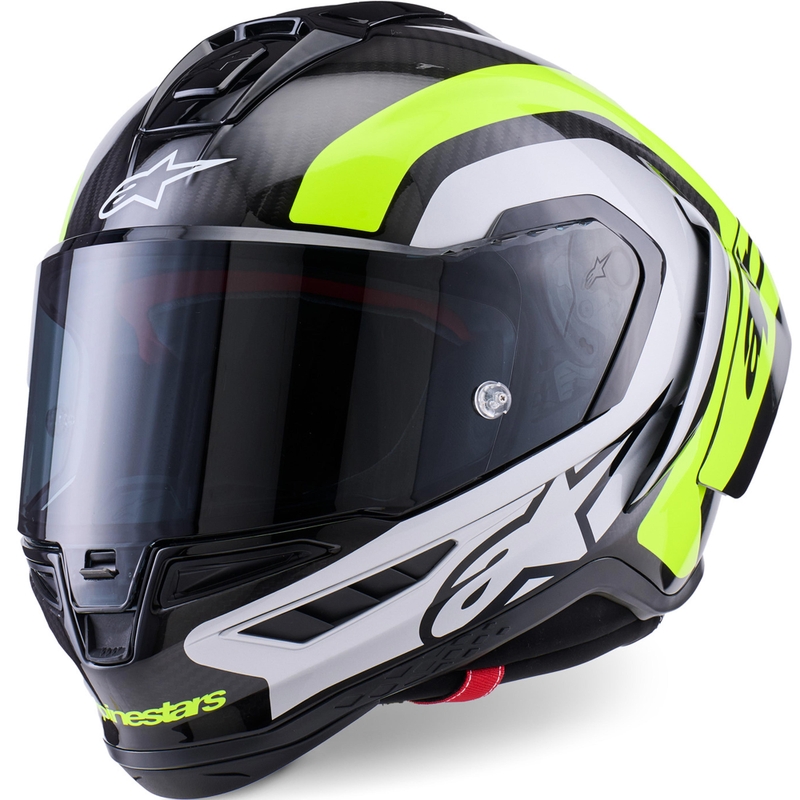 Alpinestars Supertech R10 Arius integralhjelm sort-fluo gul-hvid