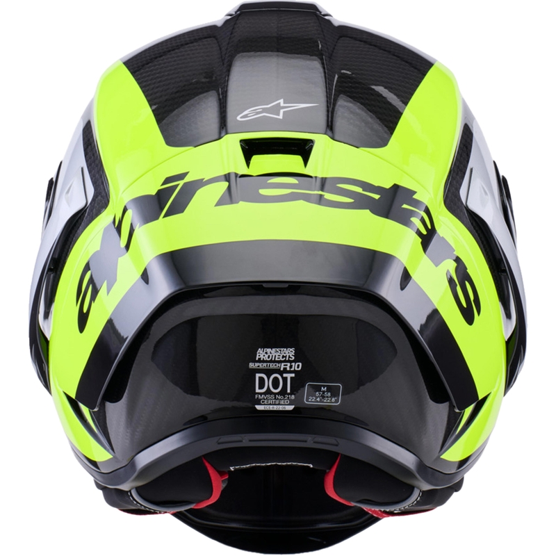 Alpinestars Supertech R10 Arius integralhjelm sort-fluo gul-hvid