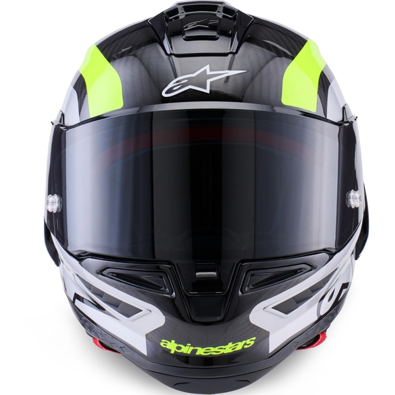 Alpinestars Supertech R10 Arius integralhjelm sort-fluo gul-hvid