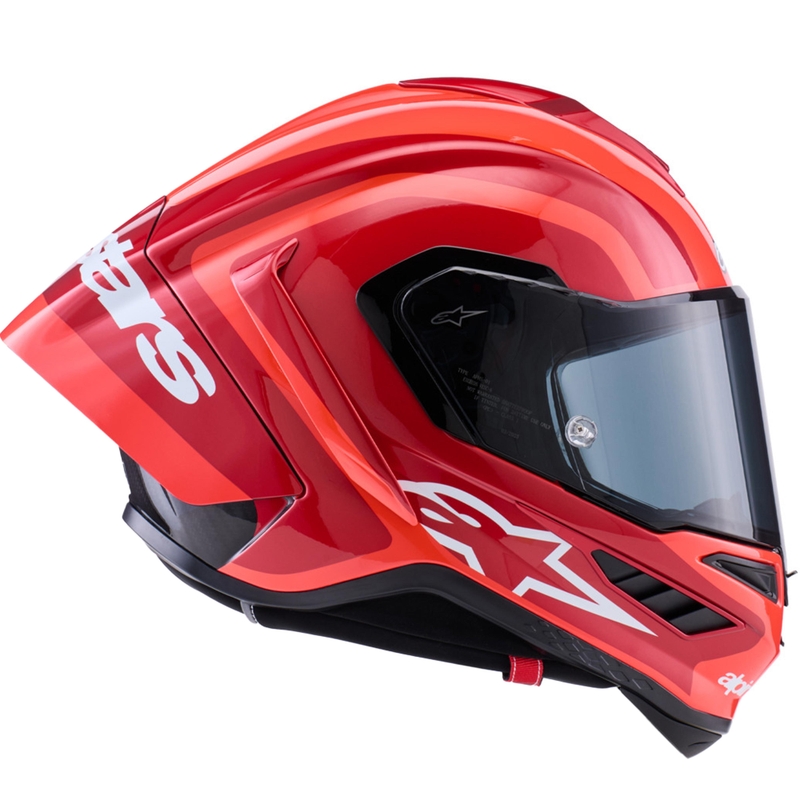 Alpinestars Supertech R10 Arius integralhjelm, fluo rød-rød-sort-hvid