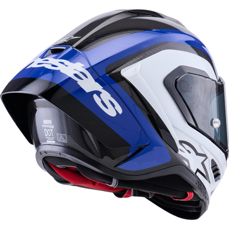 Alpinestars Supertech R10 Arius integralhjelm, sort-blå-hvid