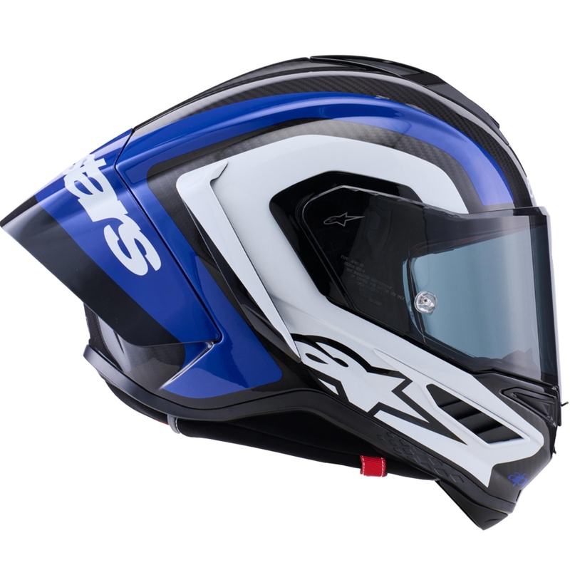 Alpinestars Supertech R10 Arius integralhjelm, sort-blå-hvid