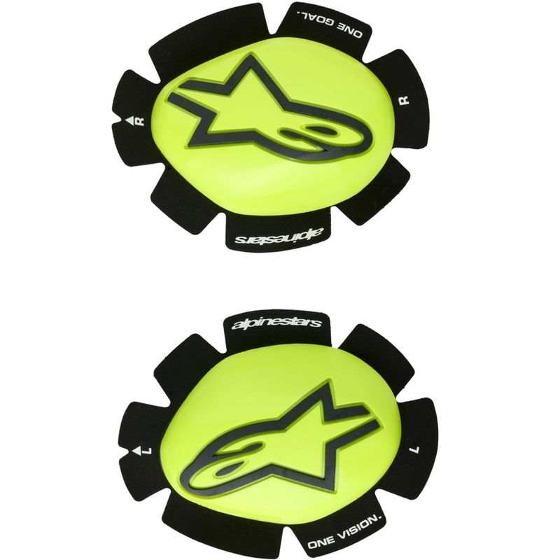 Alpinestars GP Plus sliders 2 stk. fluo gul-sort