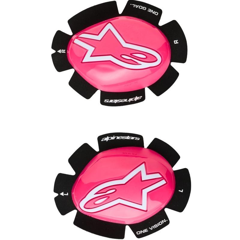 Alpinestars GP Plus sliders 2 stk. fluo pink-hvide