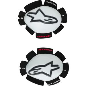 Alpinestars GP Tech knæskydere hvid-sort
