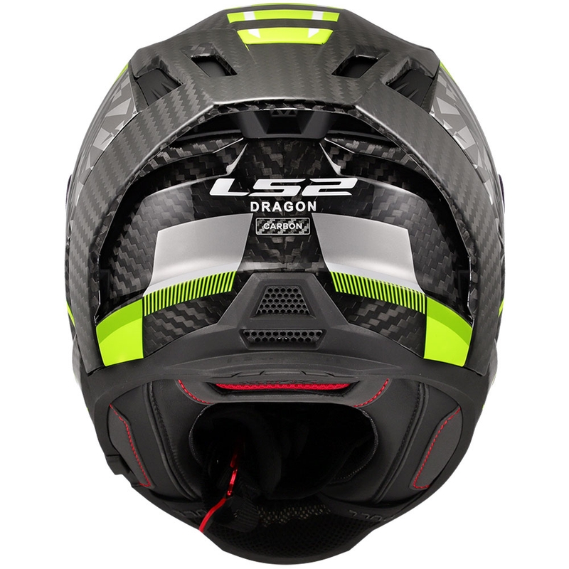 Integral motorcykelhjelm LS2 FF807 Dragon Trax fluogul