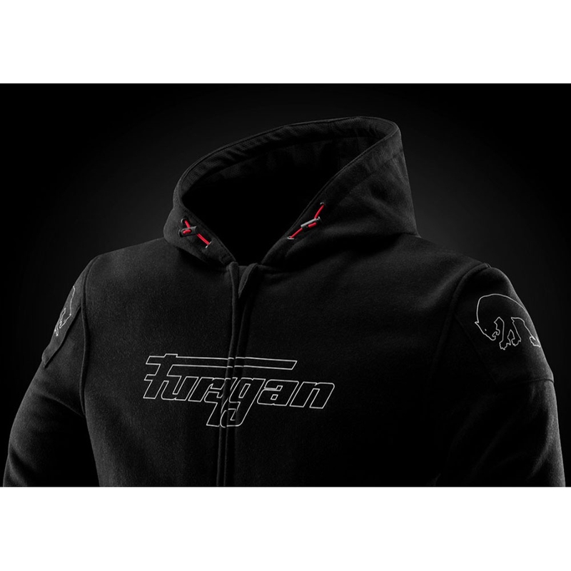 Furygan Livio X Kevlar® motorcykeljakke sort-hvid
