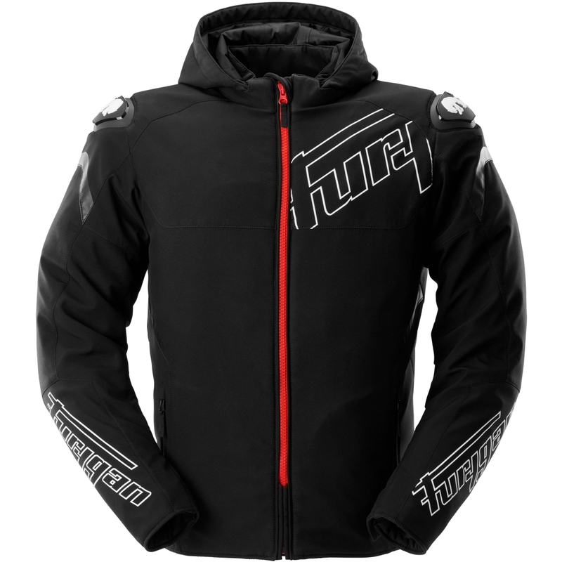 Furygan Sektor Roadster Evo motorcykeljakke sort-hvid-rød