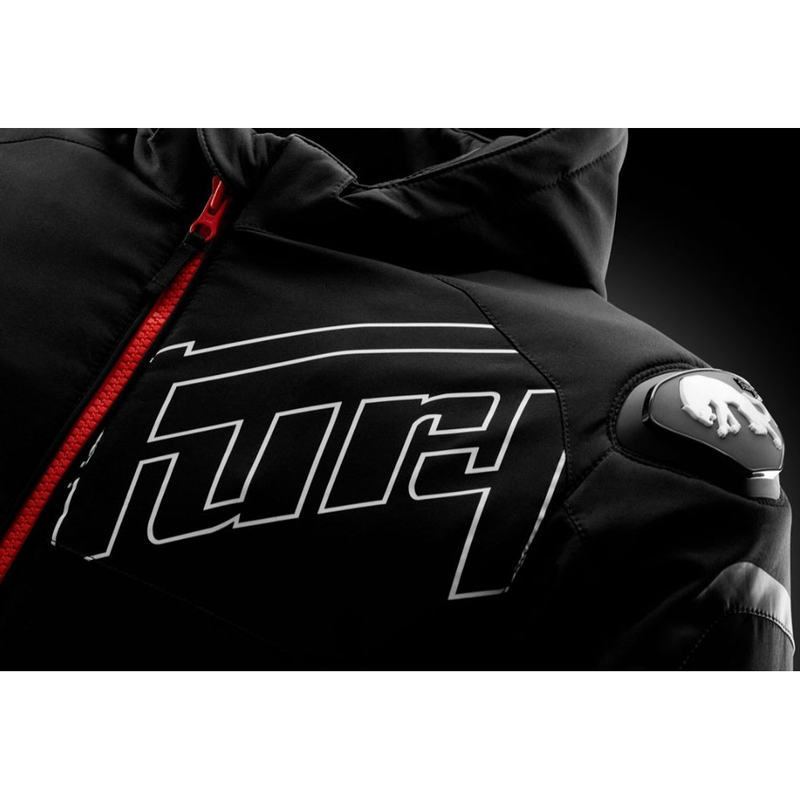 Furygan Sektor Roadster Evo motorcykeljakke sort-hvid-rød