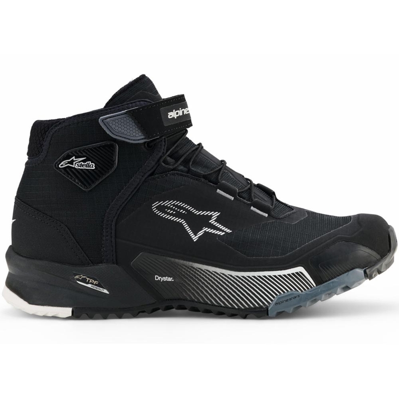 Alpinestars Stella CR-X Drystar dame motorcykelstøvler sort-grå-hvid