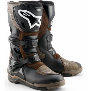 Motorcykelstøvler Alpinestars Corozal V2 Adventure Drystar, Brun-Sort