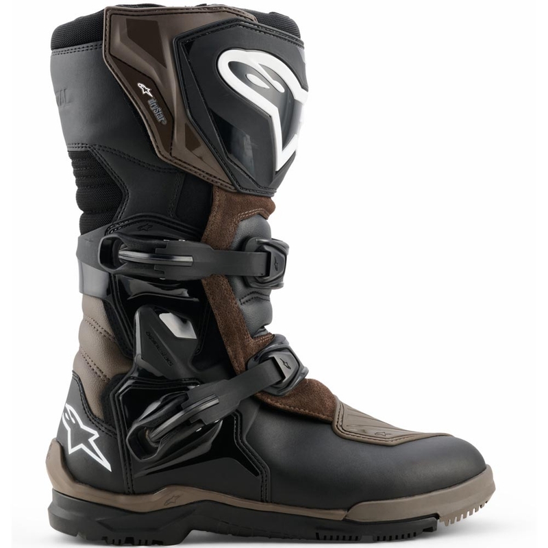 Motorcykelstøvler Alpinestars Corozal V2 Adventure Drystar, Brun-Sort