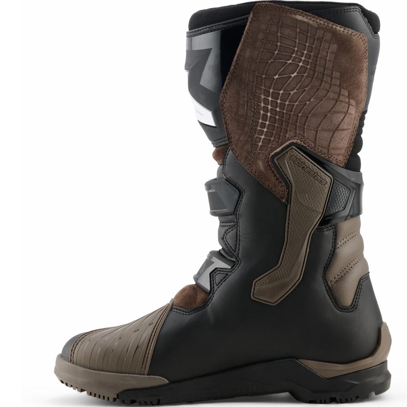 Motorcykelstøvler Alpinestars Corozal V2 Adventure Drystar, Brun-Sort