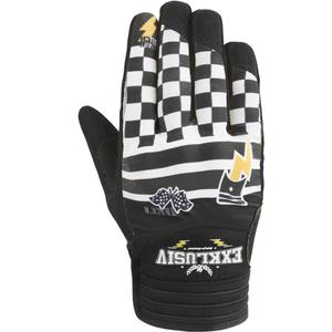 NOX Exklusiv Airflow Tracker motorcykelhandsker sort-hvide