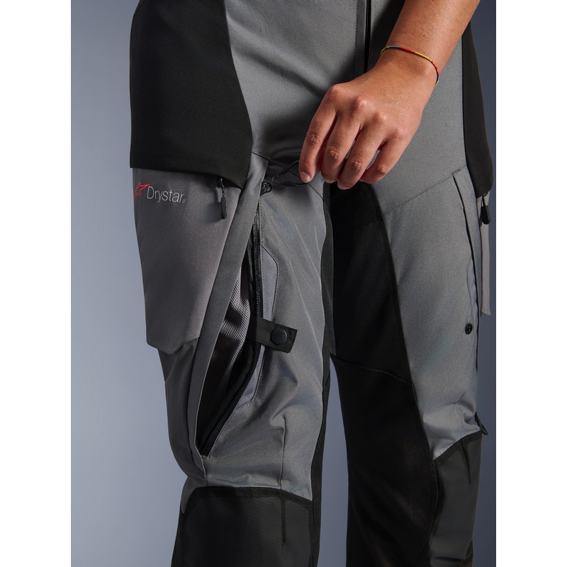Alpinestars Stella Andes V4 Drystar dame motorcykelbukser sort-mørkegrå