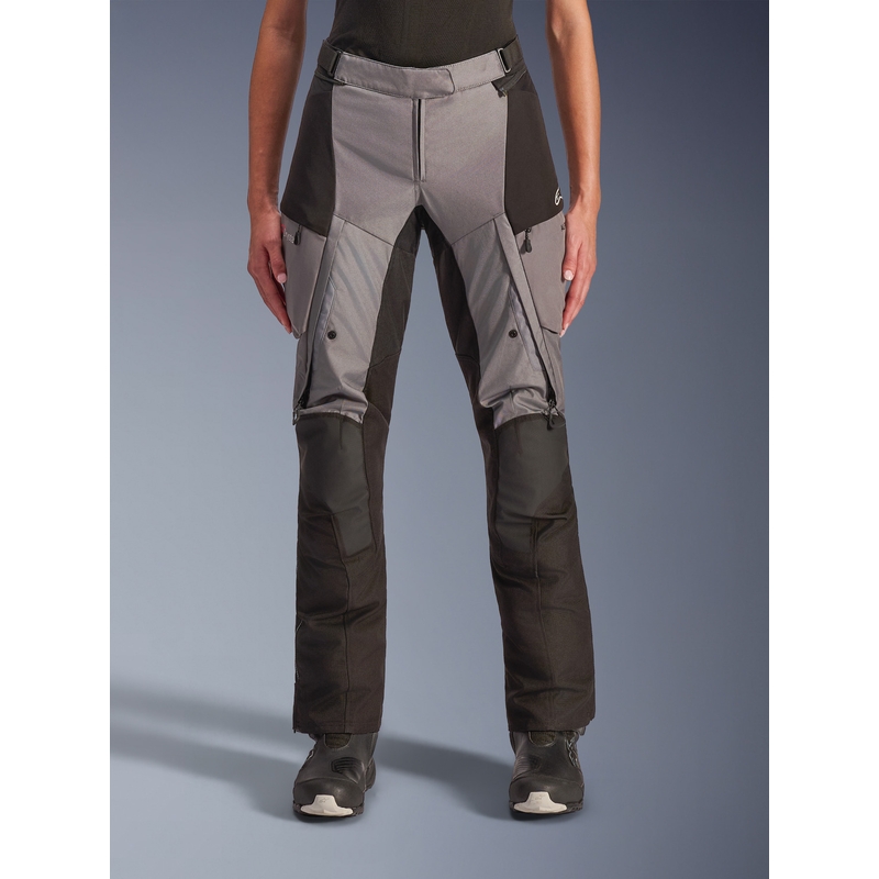 Alpinestars Stella Andes V4 Drystar dame motorcykelbukser sort-mørkegrå