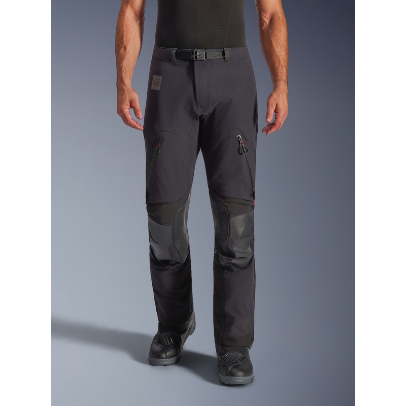 Alpinestars Halo PRO Drystar XF motorcykelbukser sort-mørkegrå-rød
