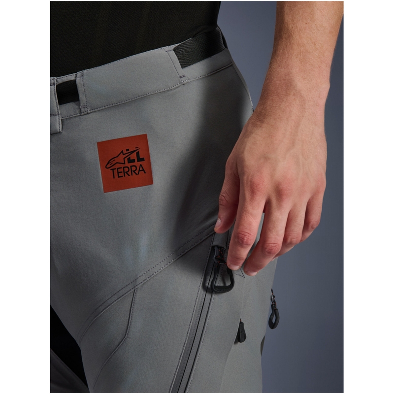 Alpinestars Nazca 3L Gore-Tex PRO motorcykelshorts mørkegrå-sort