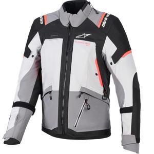 Motorcykeljakke Alpinestars Stella Andes V4 Drystar Dame, Mørkegrå-Lysegrå-Sort-Rød