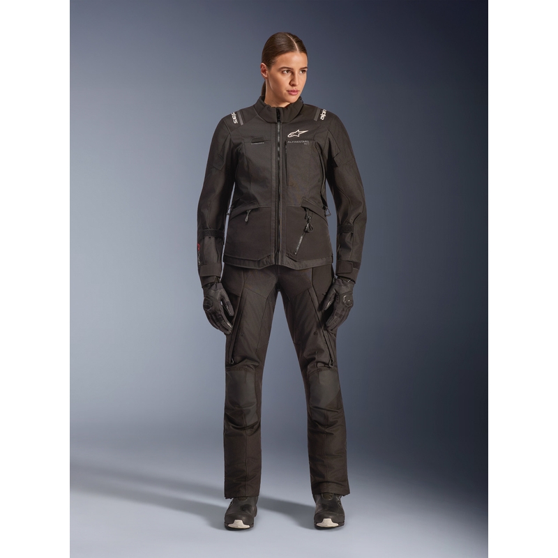 Motorcykeljakke Alpinestars Stella Andes V4 Drystar Dame, Sort