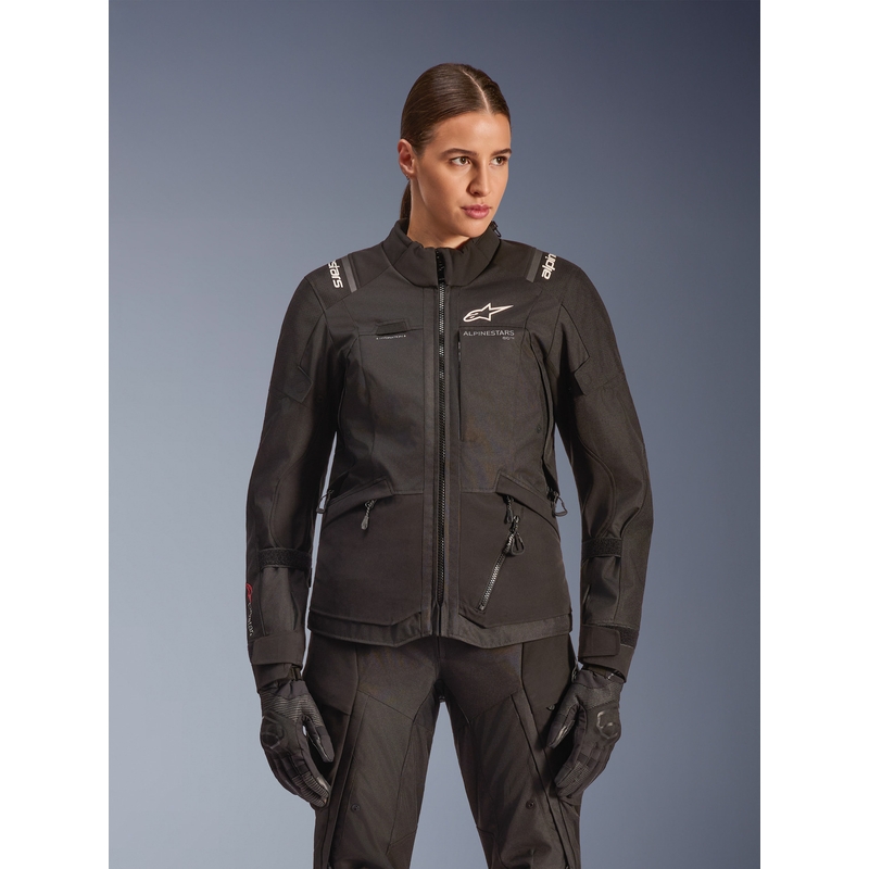 Motorcykeljakke Alpinestars Stella Andes V4 Drystar Dame, Sort